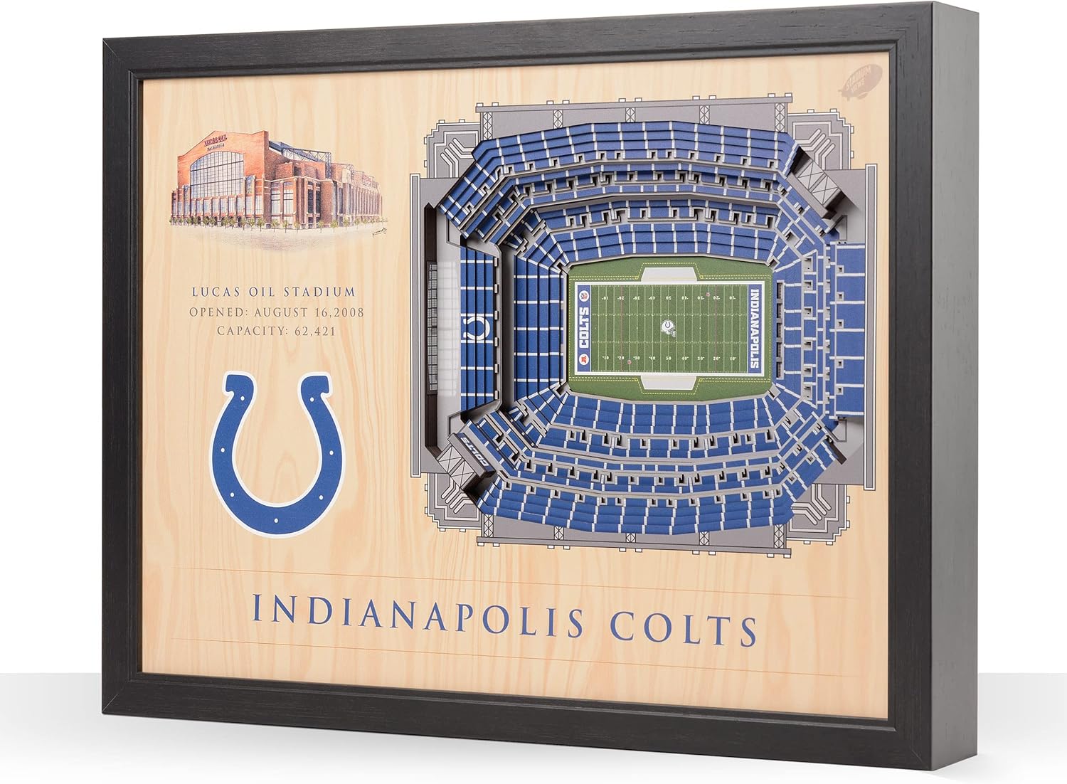 NFL 25-Layer StadiumView Wall Art Indianapolis Colts