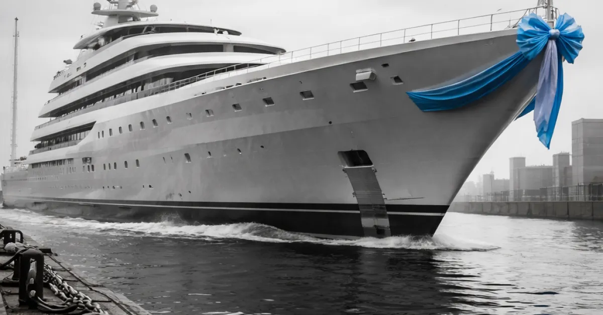 Feadship Project 1014 hits the water at Makkum: what 101 metres tells us about the new custom market