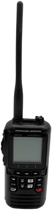 Standard Horizon HX891BT/E Handheld Marine VHF Radio, 6W, GPS, IPX8 Waterproof, Bluetooth (Black)