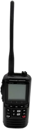 Standard Horizon HX891BT/E Handheld Marine VHF Radio, 6W, GPS, IPX8 Waterproof, Bluetooth (Black)