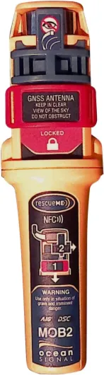 RescueME MOB2 AIS Man Overboard Beacon (Class M Approved) with AIS, DSC and Integrated GPS – Compact, Waterproof, and Reliable Maritime Safety Device for Instant Rescue Alerts