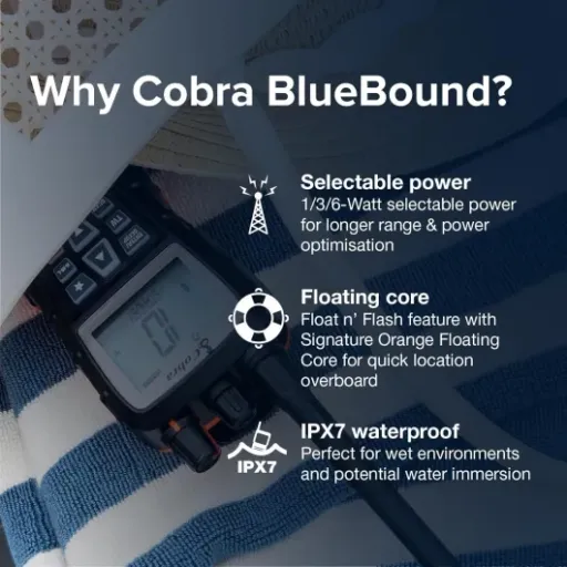 Cobra BlueBound 350 Review: a straightforward floating VHF that just does its job