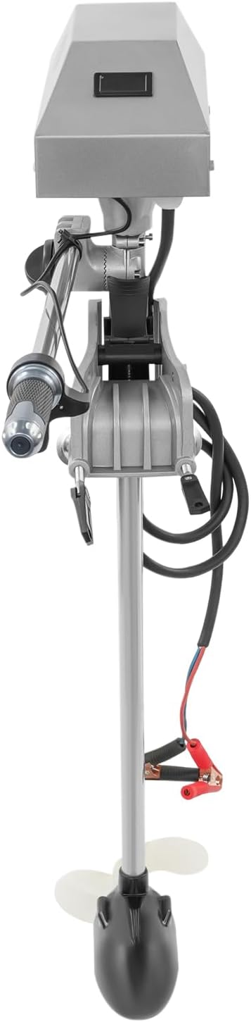 Electric Outboard Motor 1500W Infinitely Variable Trolling Motor for Boats with 6.6-14.8ft length, Load 1653.5lbs