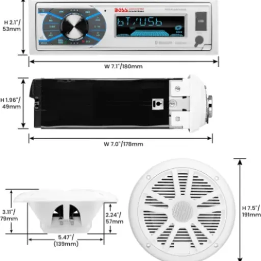 BOSS Audio Systems MCK632WB.64 Review: budget-friendly marine stereo that gets the basics done