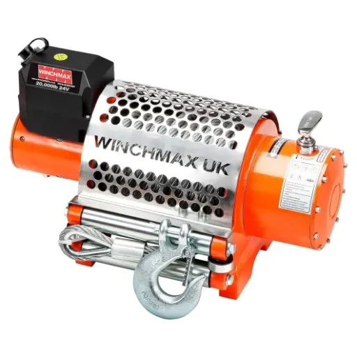 WINCHMAX 20,000lb 24v Electric Winch Review: heavy, brutal and built for real recovery work