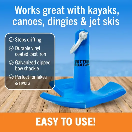 River Anchor 12lb, 20lb or 30lb Boat Anchor Mushroom Anchor River Anchors for Boats Coated Anchor Marine Grade Pontoon or Boats 15, 16, 18, 20 up to 26 Foot Boat Anchors 12, 30 or 20 Pound 8lbs for Small Boats