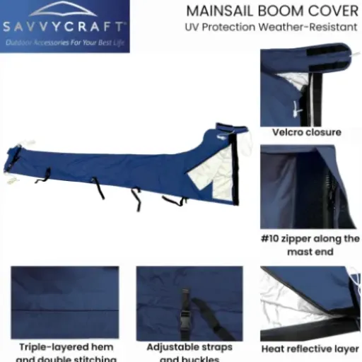 SavvyCraft Mainsail Boom Cover Review: a thick, no-nonsense cover that does the job for less than custom