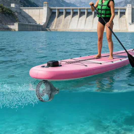 Electric Underwater Thruster, 288W 8KM/H SUP Propeller, 200Kg Thrust Electric Fin for Surfboards, Kayaks and Fishing Boards