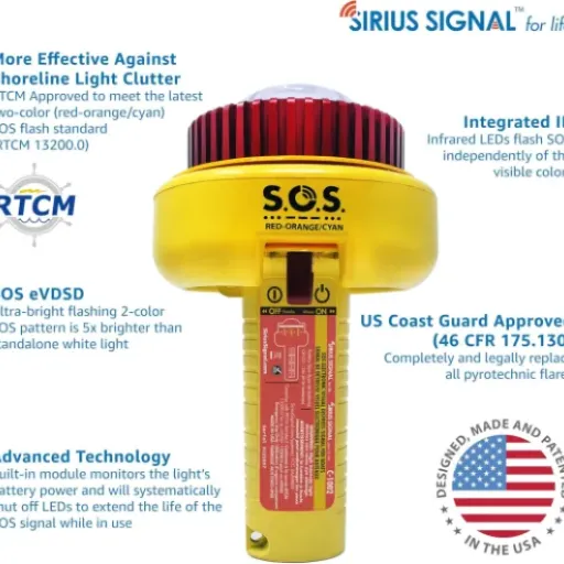Sirius Signal C-1002 Review: a practical LED flare replacement that actually feels boat-ready