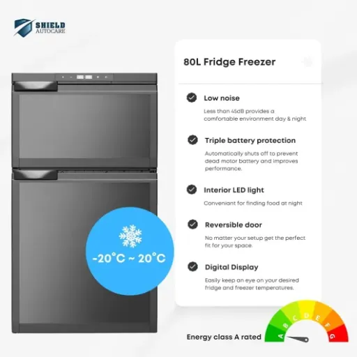Shield Autocare Cool Mate 80L Review: a decent camper fridge if you accept a few quirks