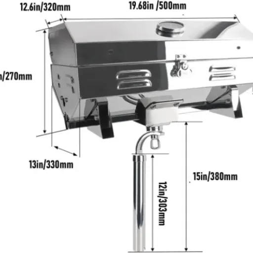 304 Halbtrocken Marine Gas Grill Review: a decent stainless boat BBQ if you accept some quirks