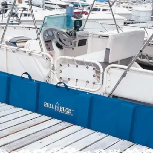 Kwik Tek Large Hull Hugger Boat Fender Review: a long, foldable fender that actually protects a big chunk of hull
