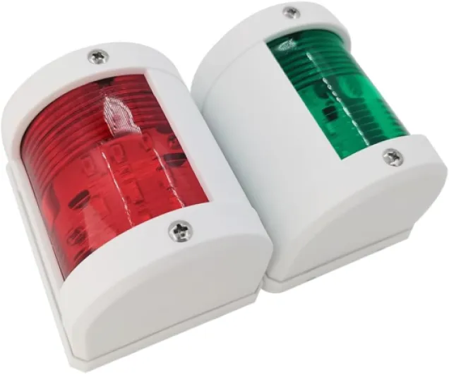 JT-HLM Red Green Navigation Lights For Boats 12V-24V Shipping Position Lights Marine Anchor Light IP66 Waterproof Signal Led Nav Lights 112.5° for Marine Boat Yacht