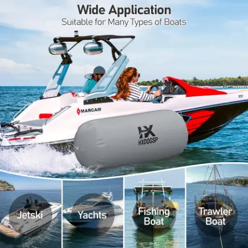 HXDOGSP 18"x60" Inflatable Boat Fender Review: a big, bulky bumper that does its job