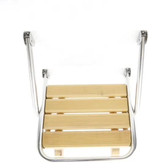 Boat Swim Platform 316 Stainless Steel and Teak Wood 500mm Wide, Marine