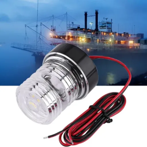Akozon 12V LED Anchor Light Review: a simple 360° mast light that just does its job