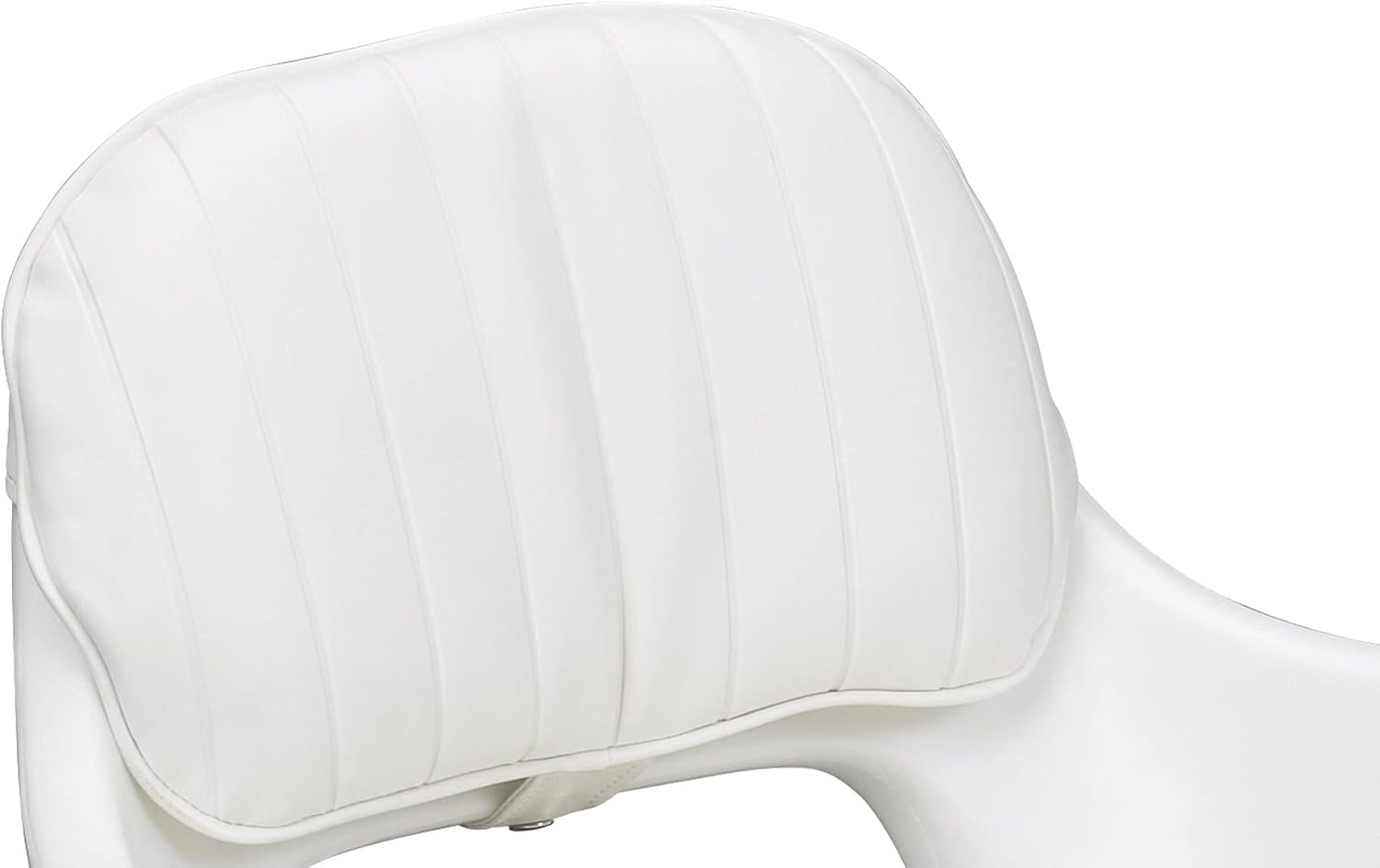 Moeller Marine Moeller ST2000-HD, Boat Helm Seat and Cushion, Includes Mounting Plate, White, 24.5" x 20" x 16"