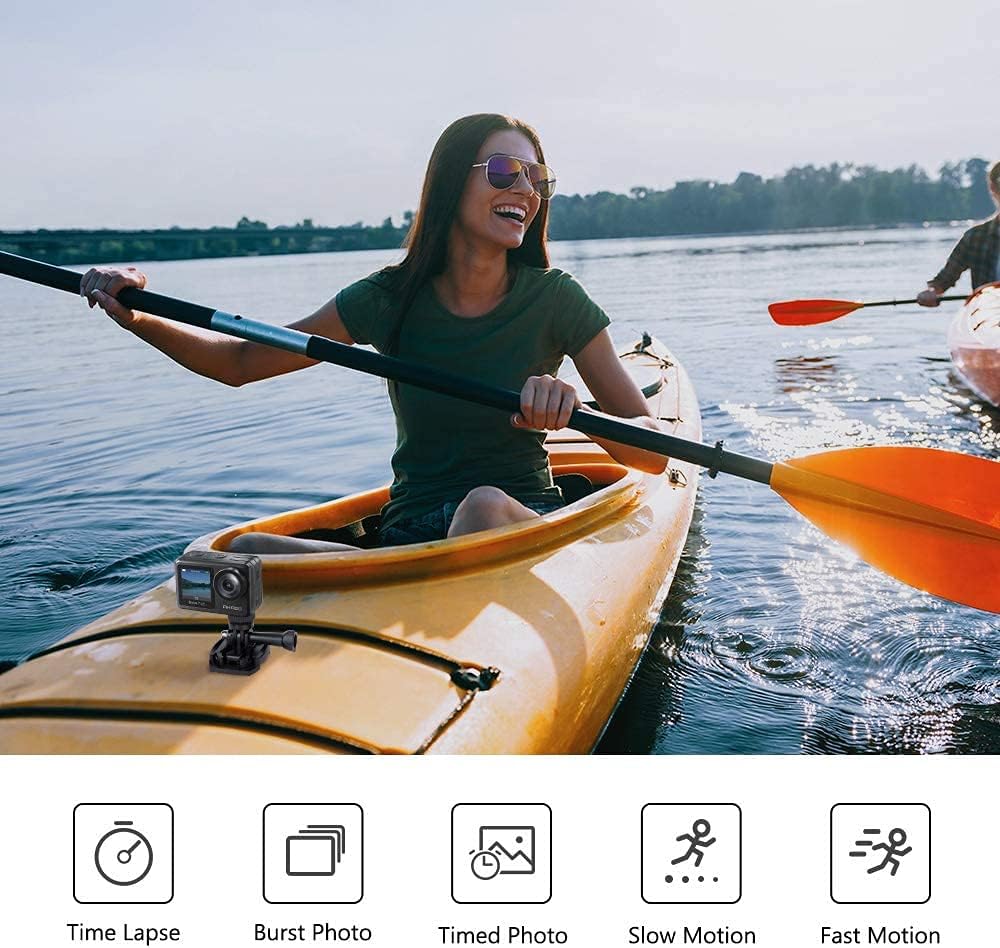 Brave 7 LE Action Camera, IPX7 Waterproof Navitve 4K 20MP WiFi Sports Camera with Touch Screen, EIS 2.0 Remote Control Underwater 40M Cam with 2X 1350mAh Batteries