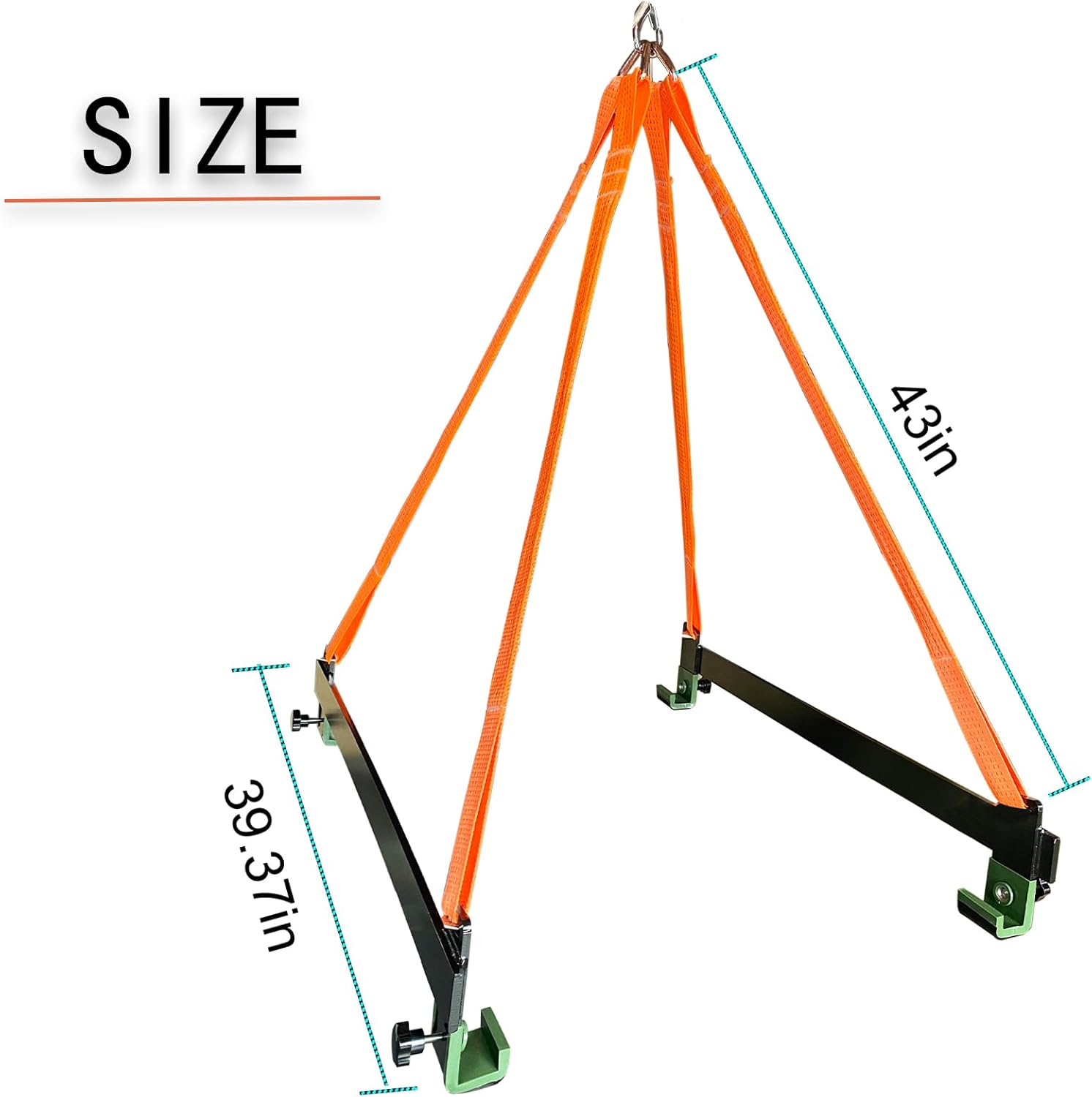 Watercraft Lift Sling 2800lbs Capacity,43''Jet Ski Sling,Upgrade Thickened Polyester Sling Will Not Break Safe Lifting,Suitable for Personal Watercraft,PWC,Jet Ski