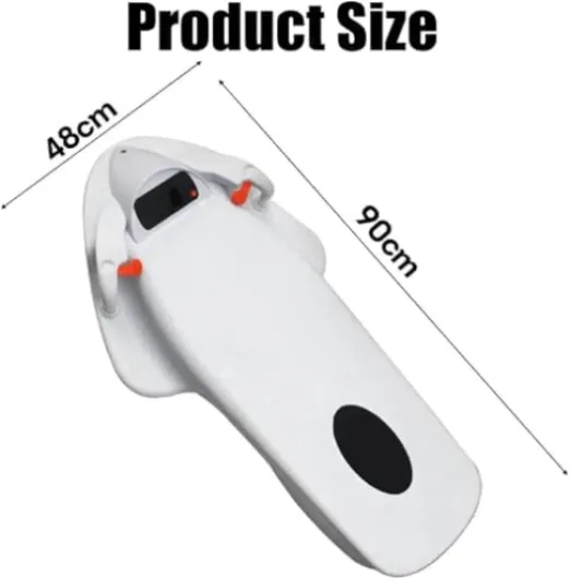 Electric Wakeboard - Intelligent Assist Floatboard with Propeller for Surfing and Swimming Aid, Perfect for Adults and Beginners White