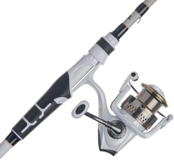 Pro Max Cork Handle Lightweight Carbon Spinning Rod and Reel Combo Set - For Freshwater and Saltwater Predator Fishing, Black 1.83m - 5-20g