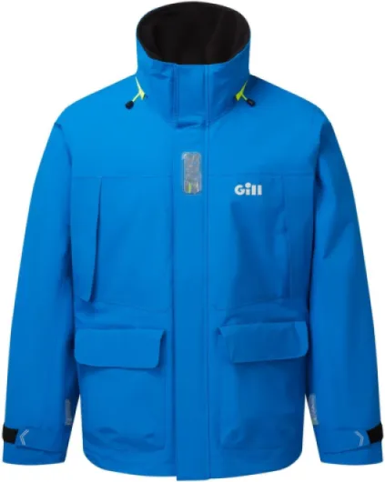 Mens OS3 Coastal Cruising Jacket - Waterproof & Breathable with Fully Taped Seams XL Tidal Blue