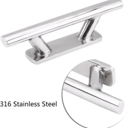 Keenso 8" Boat Cleat Review: shiny stainless hardware that looks good but isn’t quite “heavy duty”