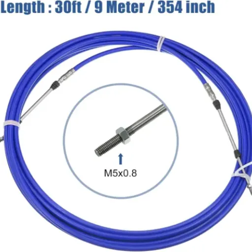 BADIKA 3300/33C Throttle Shift Cable Review: a basic blue control line that gets the job done if you measure right