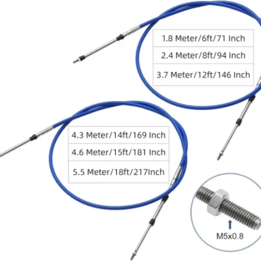 BADIKA Marine Throttle Cables Review: cheap blue cables that get the job done if you measure right