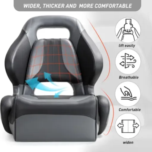 SUNDGORA Premium Pontoon Bucket Seat Review: a beefy captain’s chair that’s all about support and easy install