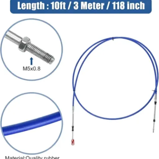 Brake and clutch oil lines 3300/33C Cable Review: budget marine control cables that get the job done (if you know what you’re doing)