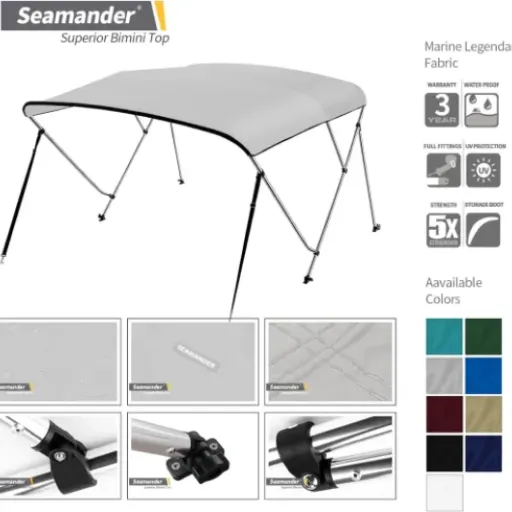 Seamander Bimini Top Review: budget-friendly shade that does the job if you don’t push it too hard