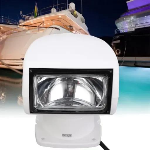 Bewinner 12V 100W Marine Searchlight Review: budget remote spotlight for boats and trucks that mostly does the job