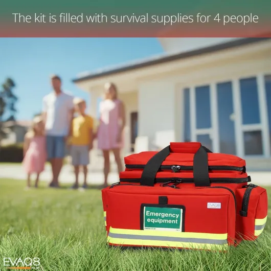 GoBag 4 Person Family Emergency Preparedness Kit in Holdall UK