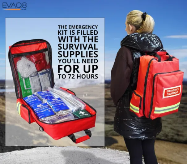 Go-Bag 4 Person Go Bag For Emergency Preparedness 72 Hour Kit