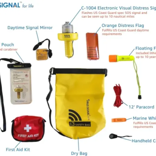 Sirius Signal Boating Safety and Emergency SOS Kit Review: a compact all-in-one safety bundle for small boats and kayaks
