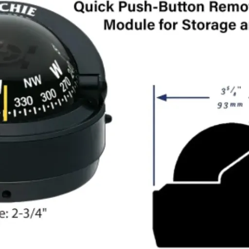 Ritchie S-53 Explorer Compass Review: a simple, no-nonsense boat compass that just does its job