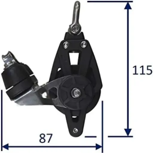 Holt Plain Block 45 With Cam Cleat & Becket Review: a light composite block that does the job for casual cruising