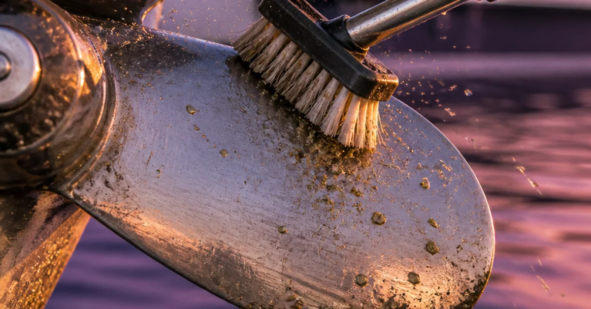 Propeller care between haul-outs: the gentle frequent clean that keeps fuel burn honest