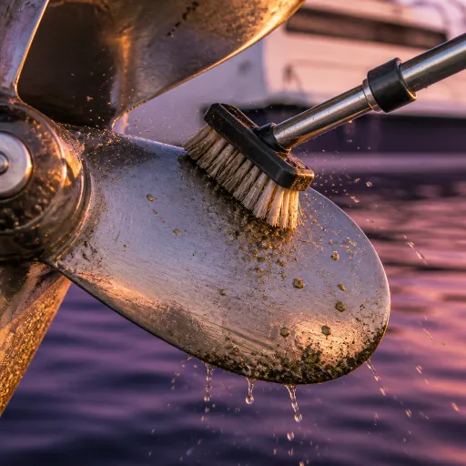 Propeller care between haul-outs: the gentle frequent clean that keeps fuel burn honest